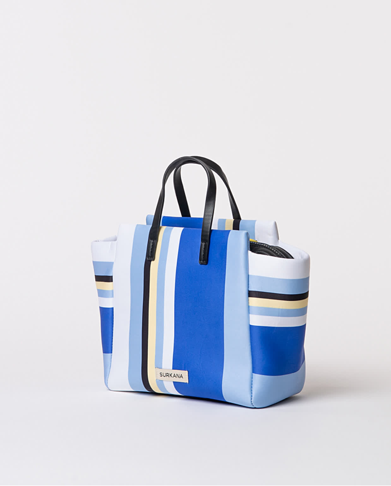 Surkana Cartera De Neopreno Estampada Azul