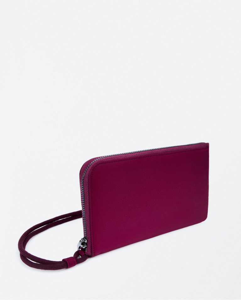 Surkana Cartera Y Porta Móvil Con Asa Morado