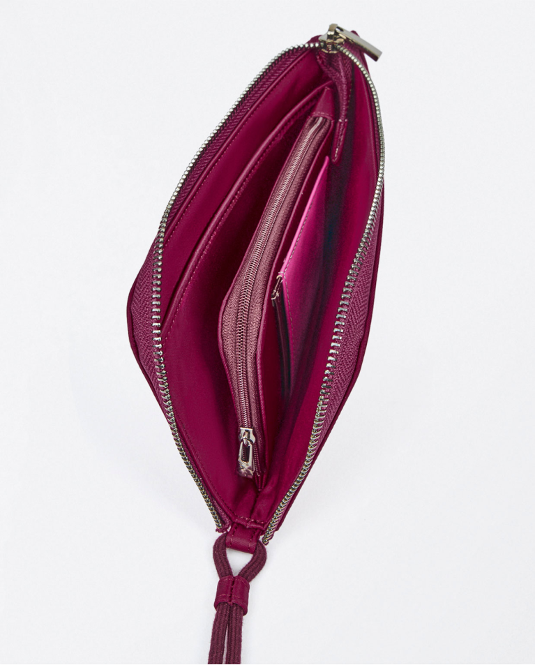 Surkana Cartera Y Porta Móvil Con Asa Morado