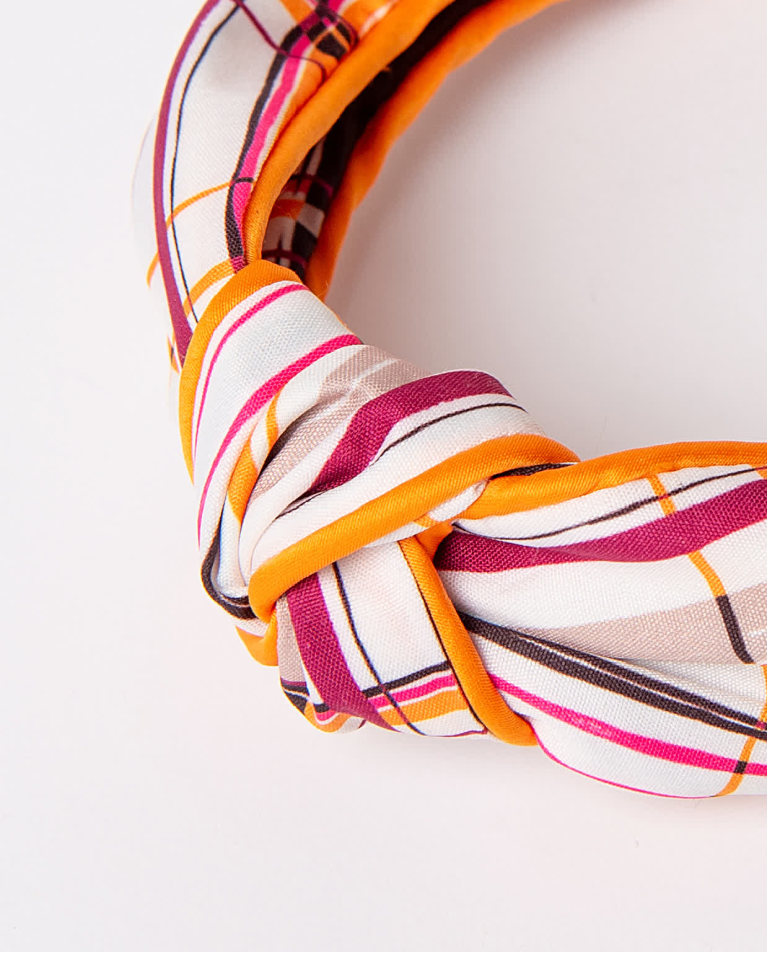 Surkana Diadema Forrada Estampada Multi