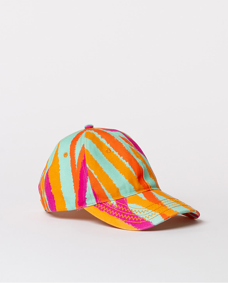 Surkana Gorra Béisbol Estampada Turquesa