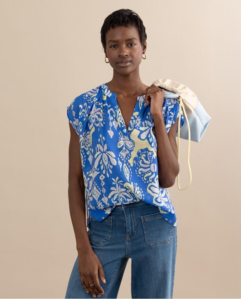 Surkana Jeans Denim Wide Leg Azul