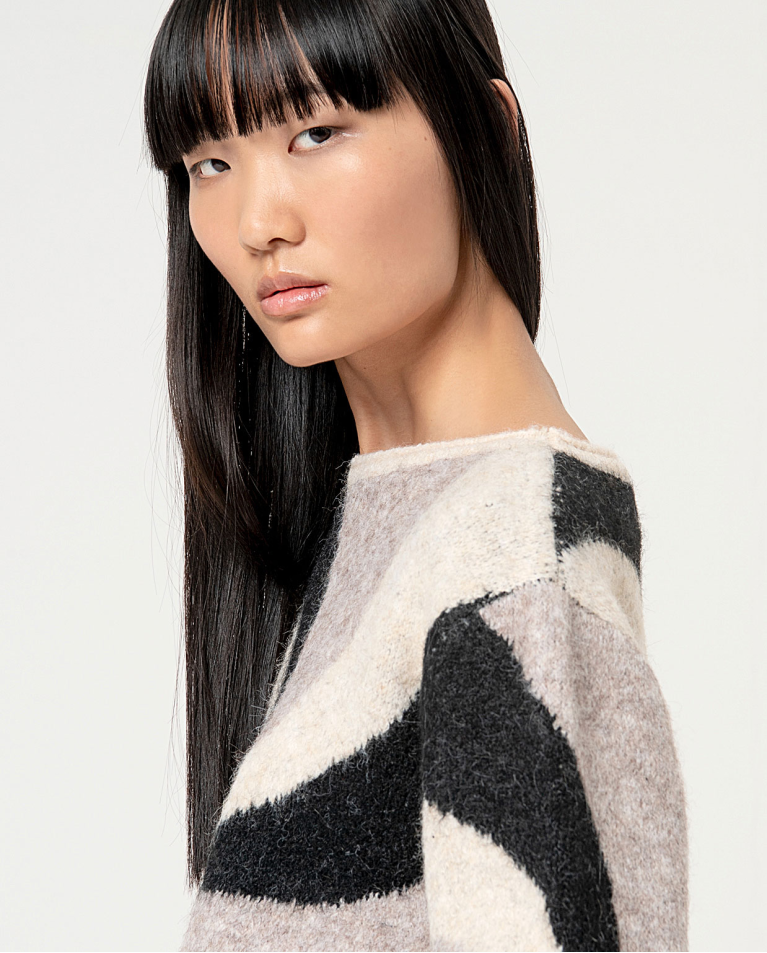 Surkana Jersey Corto Jacquard Negro