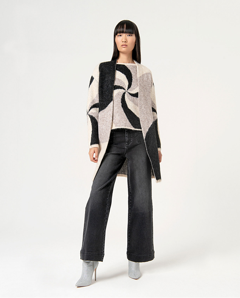 Surkana Jersey Corto Jacquard Negro