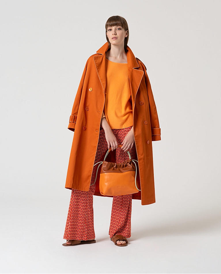 Surkana Jersey De Punto Manga Murciélago Naranja