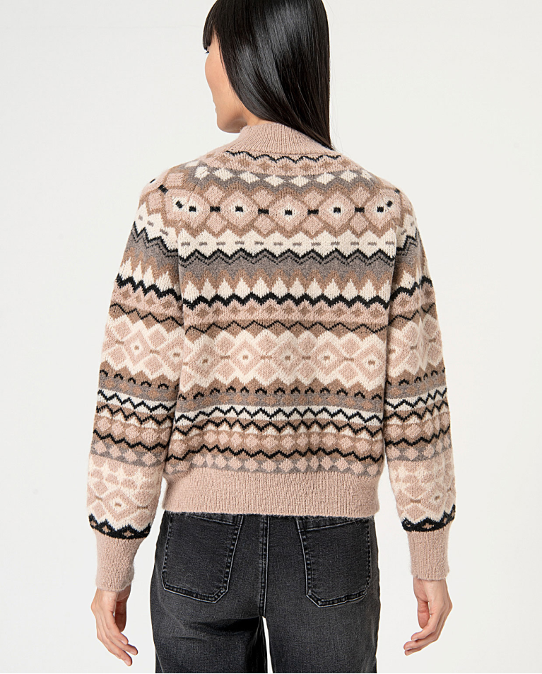 Surkana Jersey Jacquard Rombos Piedra