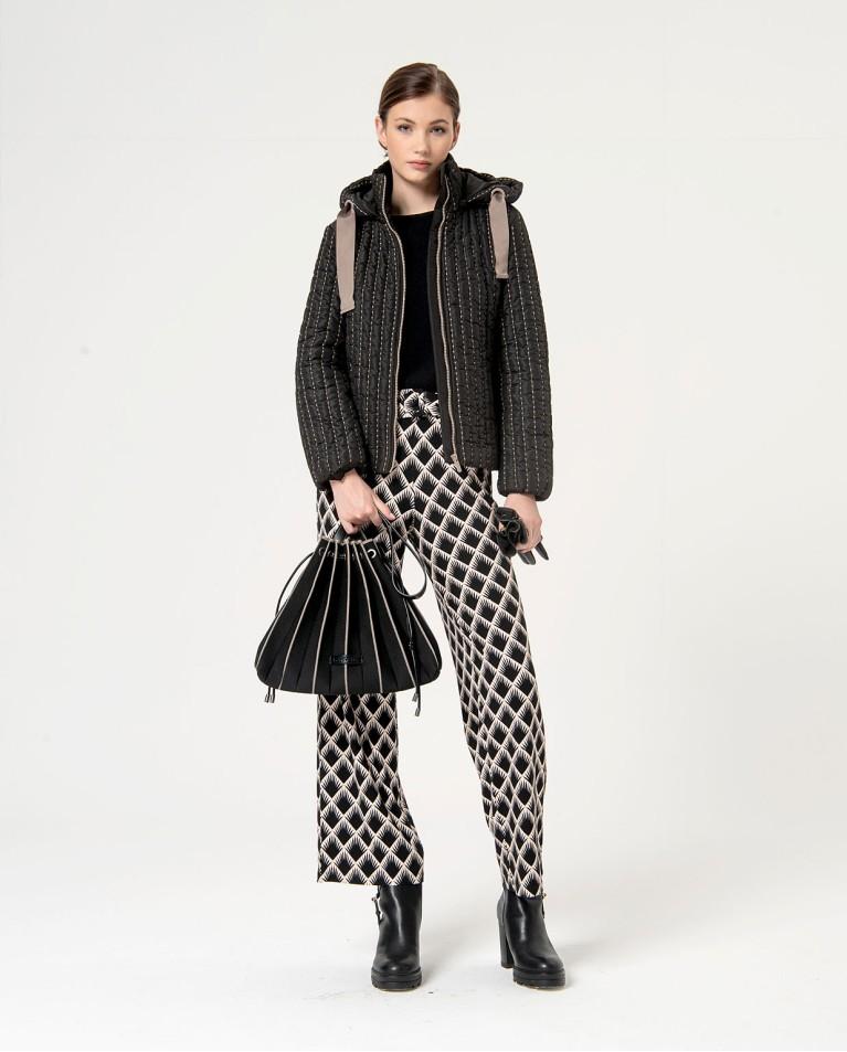 Surkana Jersey Manga Abullonada Liso Negro