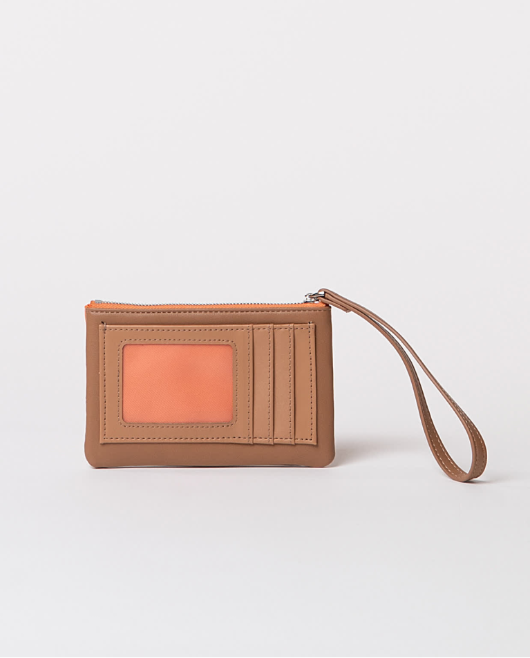 Surkana Monedero Blando Tricolor Efecto Piel Multi