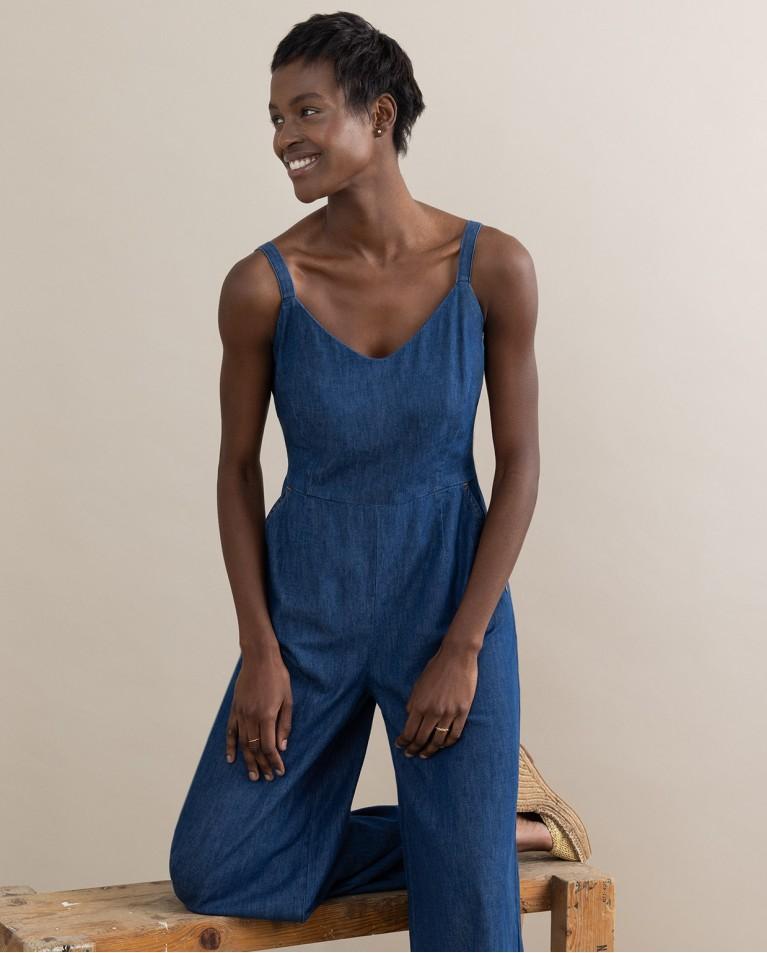 Surkana Mono Denim De Tirantes Azul