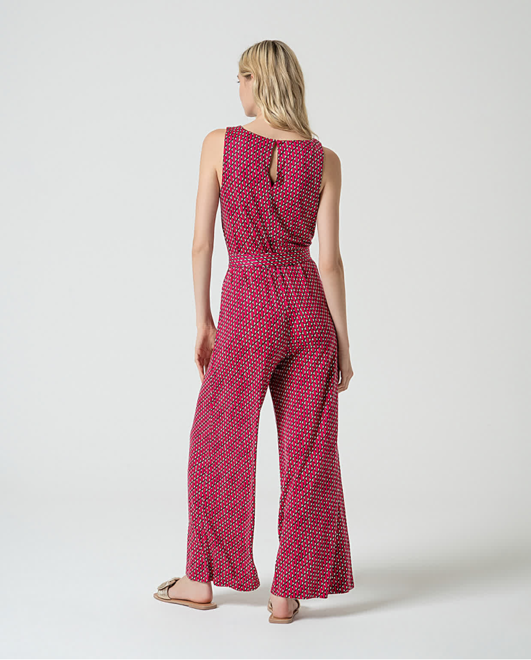 Surkana Mono Lyocell Estampado Fucsia