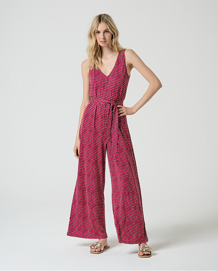 surkana Mono lyocell estampado Fucsia