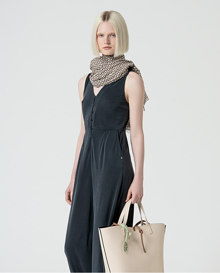 surkana Pañuelo foulard algodón estampado Crudo