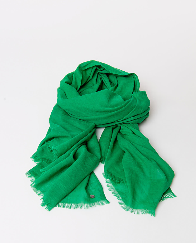 Surkana Pañuelo Foulard Algodón Liso Verde