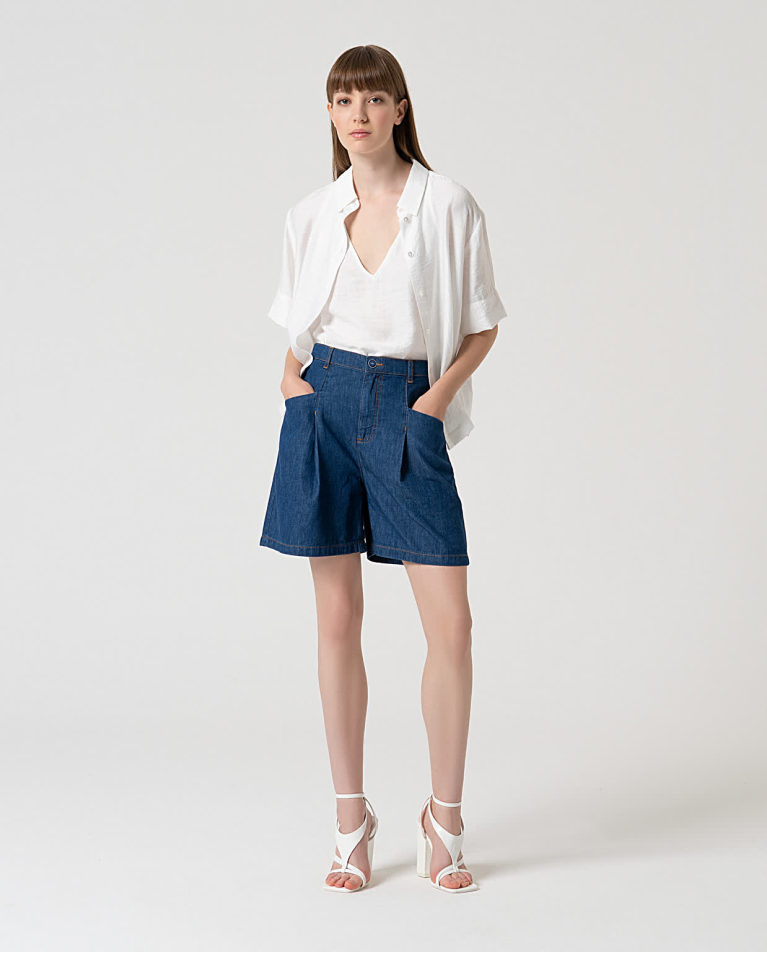 Surkana Top Tirantes Satinado Liso Blanco