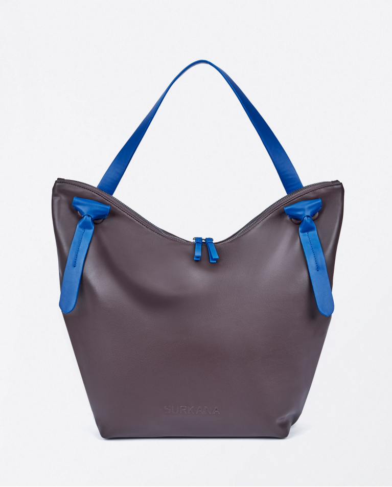 Surkana Tote Bag De Piel Vegana Marrón