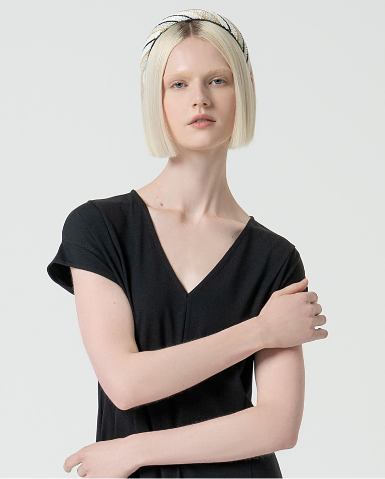 Surkana Vestido Elástico Básico Liso Negro