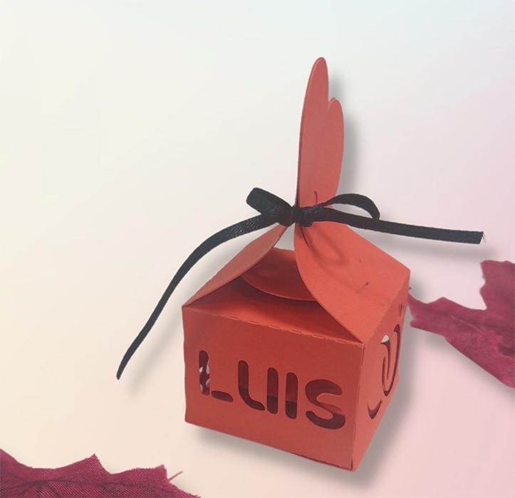 Susana Escribano Cajita Personalizada Detalle Para Boda