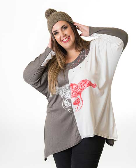 Susana Escribano Camiseta Arlequin. Manga Larga De Mujer