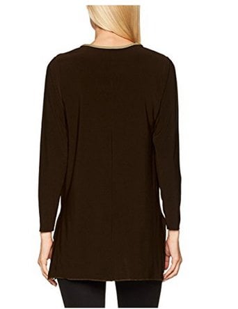 Susana Escribano Camiseta Larga De Mujer En Color Marron