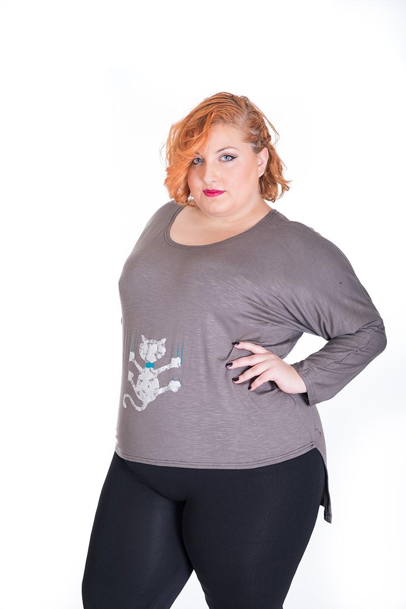 Susana Escribano Camisetas Con Gatos Mujer Chulas Talla Grande