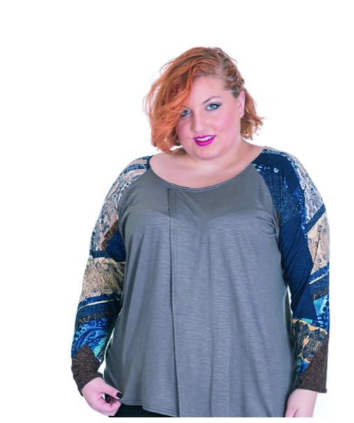 Susana Escribano Camisetas Talla Grande En Manga Larga