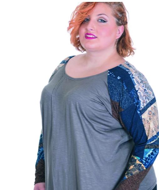 Susana Escribano Camisetas Talla Grande En Manga Larga