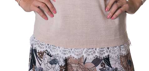 Susana Escribano Cardigan De Punto Delgado. Color Camel