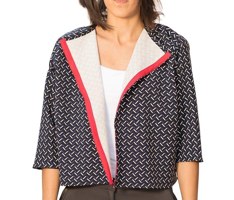 Susana Escribano Chaqueta Tipo Torera Manga Fracesa