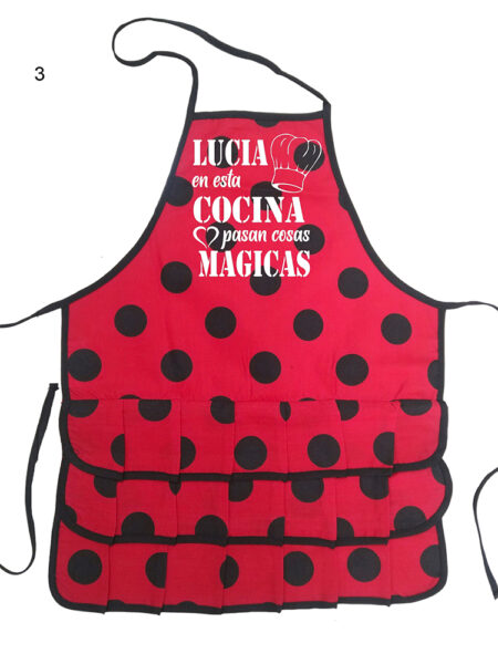 Susana Escribano Delantal Flamenca Sevillana. Tamaño Niño. Te Ponemos El Nombre Que Quieras