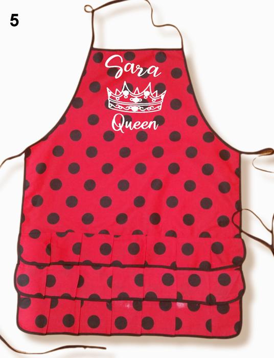 Susana Escribano Delantal Flamenco Mujer De Lunares. Regalo Personalizado