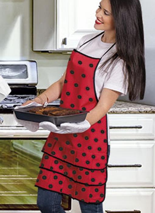 susana escribano Delantal flamenco mujer de lunares. Regalo personalizado