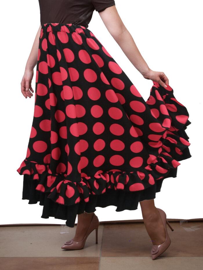 Susana Escribano Falda Profesional De Lunares Sevillana