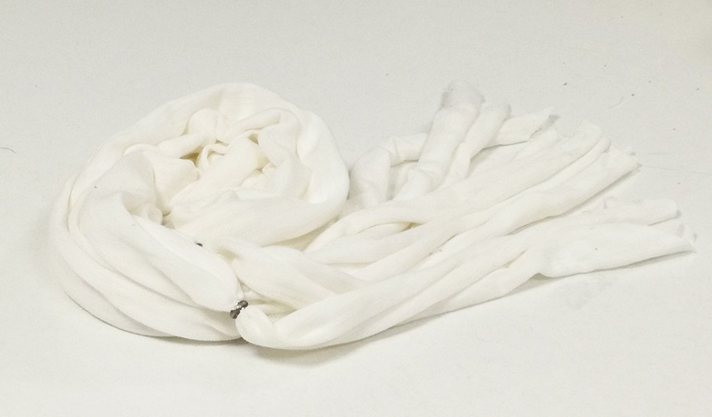 Susana Escribano Fular Largo De Mujer. Color Crudo. Fenix