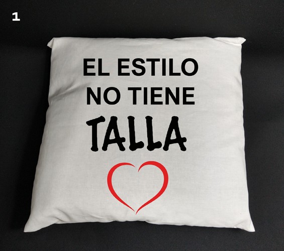 susana escribano Funda cojín 50×50 – Color Blanco. Cojin con frase