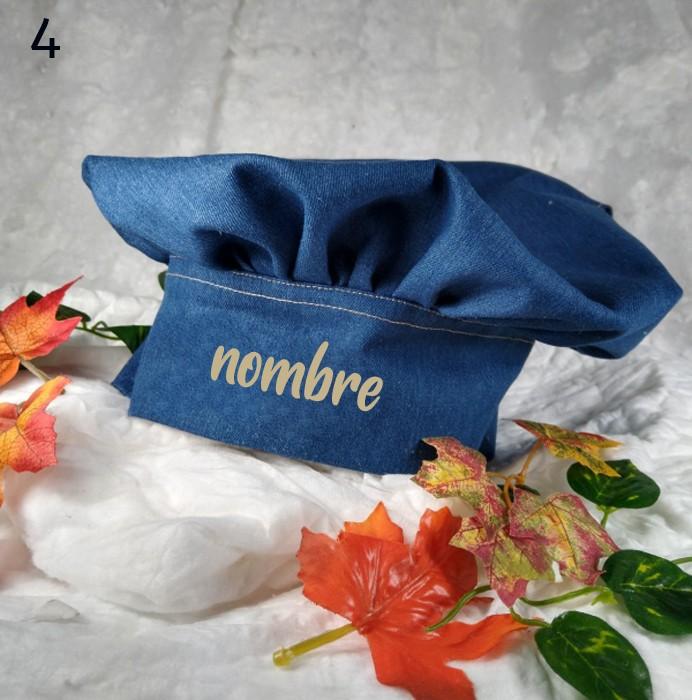 Susana Escribano Gorro De Chef Denim. Regalos Para Hombre Dia De La Madre