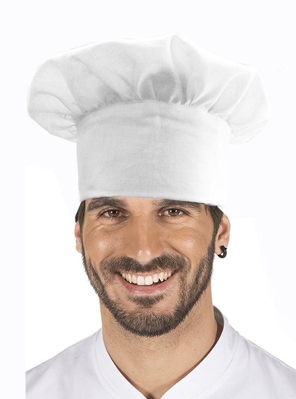 Susana Escribano Gorro De Chef En Color Blanco De Lino. Regalos Originales Para San Valentin