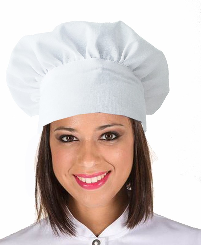 susana escribano Gorro de chef en color blanco de lino. Regalos originales para San Valentin