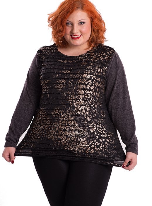 Susana Escribano Jersey De Lanilla Con Delantero A Capas