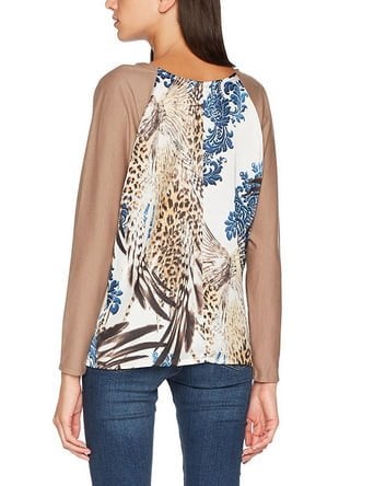 Susana Escribano Jersey De Manga Larga Con Prints Tipo Leopardo