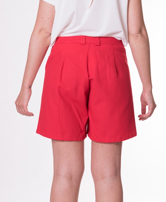 Susana Escribano La Bermudas De Mujer En Color Rojo