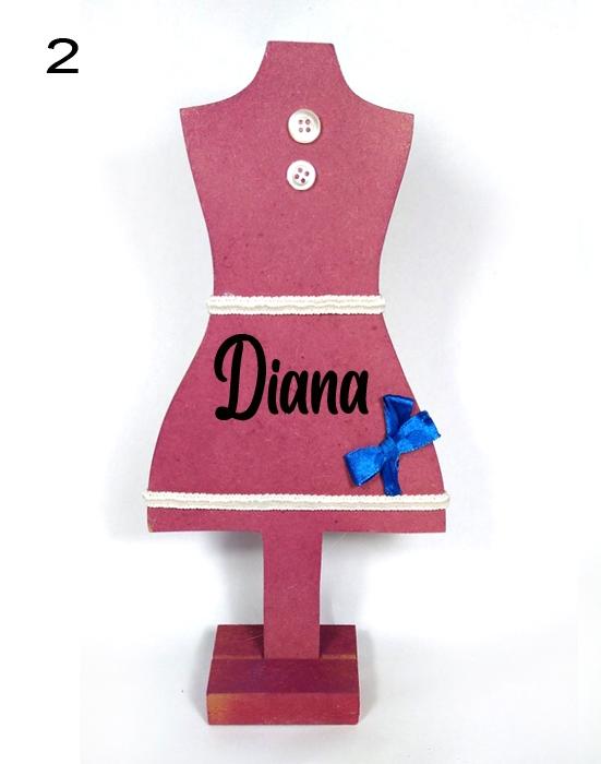 Susana Escribano Maniqui De Madera. Con Tu Nombre Regalo Personalizado