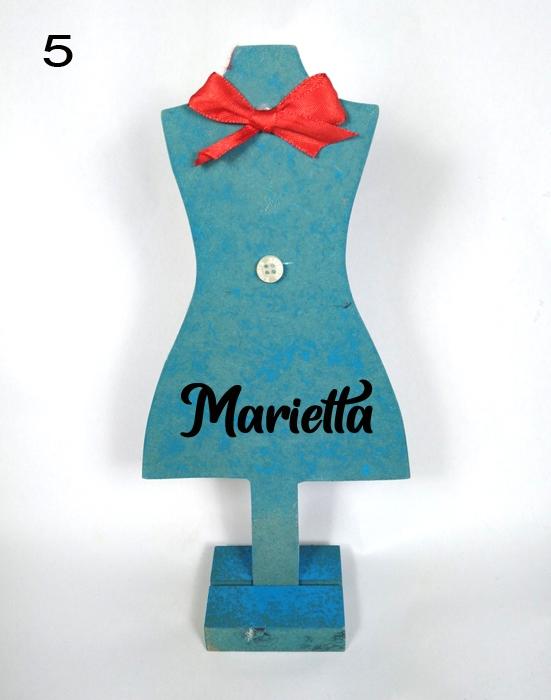 Susana Escribano Maniqui De Madera. Con Tu Nombre Regalo Personalizado