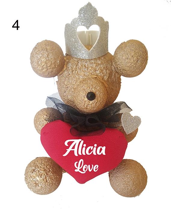 Susana Escribano Oso Amoroso Corazon Personalizado Regalo Dia De La Madre