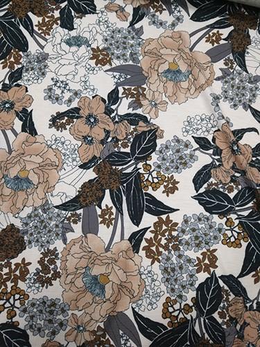 Susana Escribano Patron Falda Midi Evase + Tejido Tonos Tierra