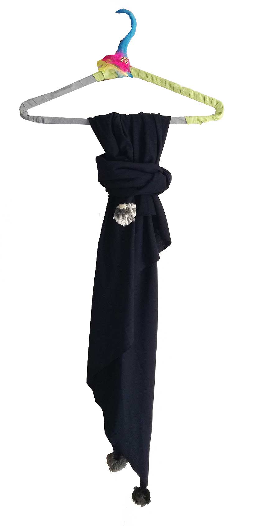 Susana Escribano Pompon. Adornos Para Pañuelos De Mujer