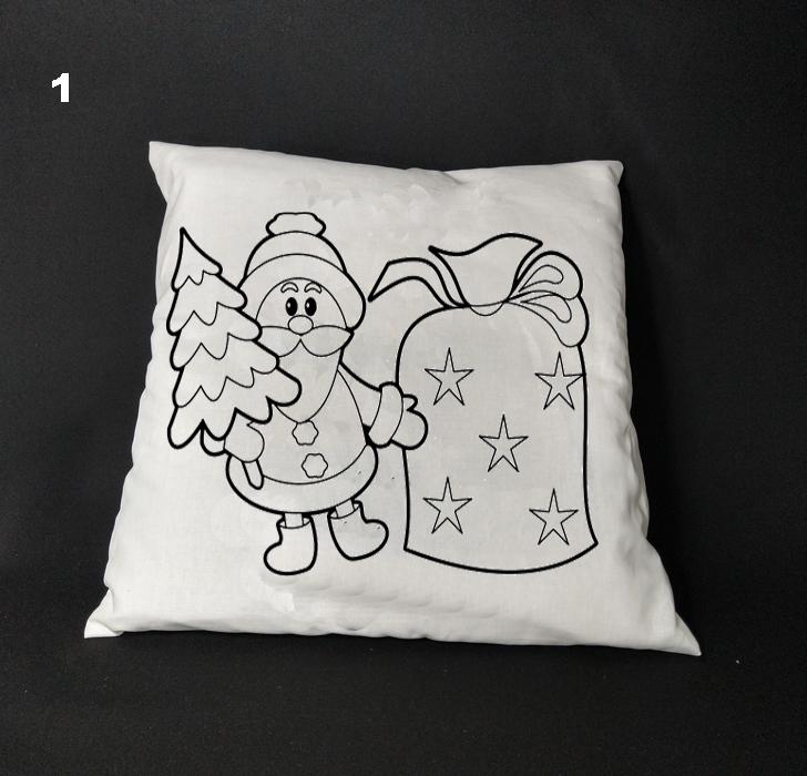 Susana Escribano Regalo Para Niños Navidad. Cojin Para Colorear