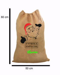 Susana Escribano Sacos De Regalos Papa Noel Personalizado Con Nombre