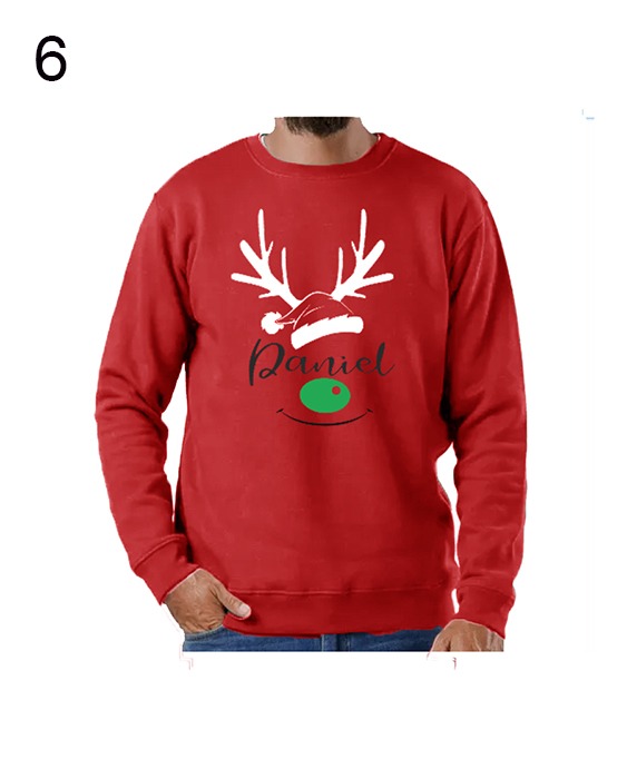 Susana Escribano Sudadera Navideña Para Mujer Hombre Niño Personalizada