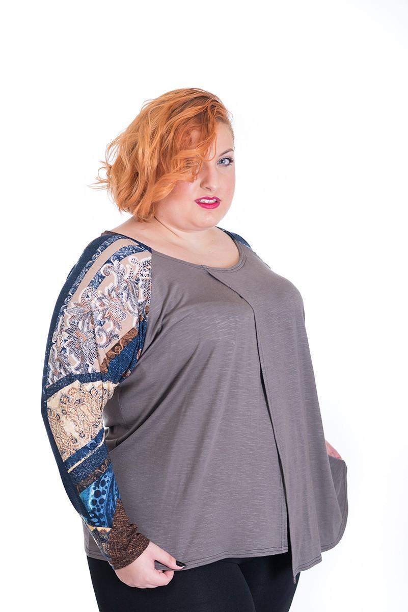 Susana Escribano Blusita De Punto En Color Gris