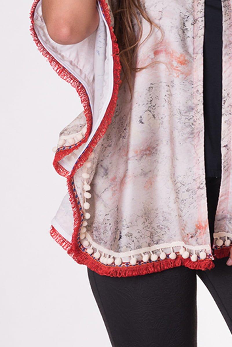 Susana Escribano Bluson De Raso Terracota. Fantasia